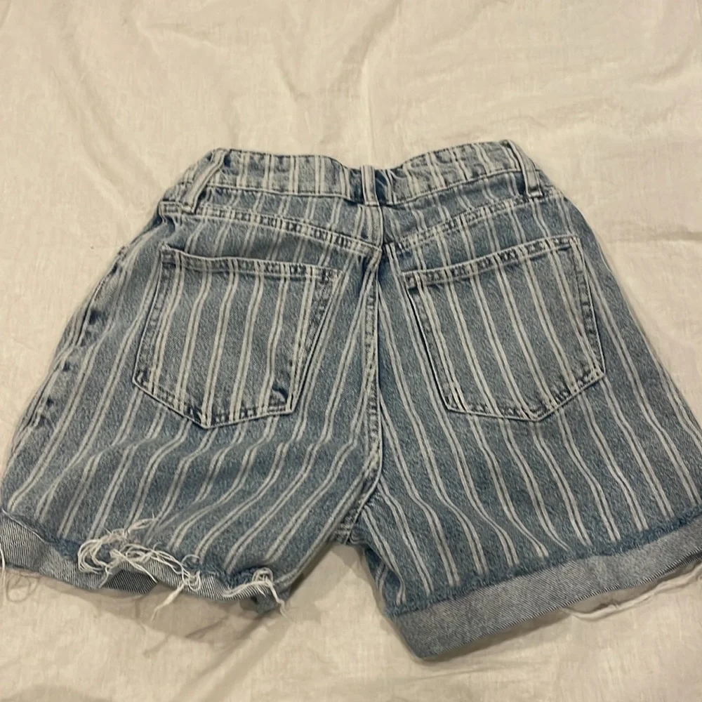 Free People x We The Free Dogtown Cutoff striped denim shorts - Picture 7 of 7